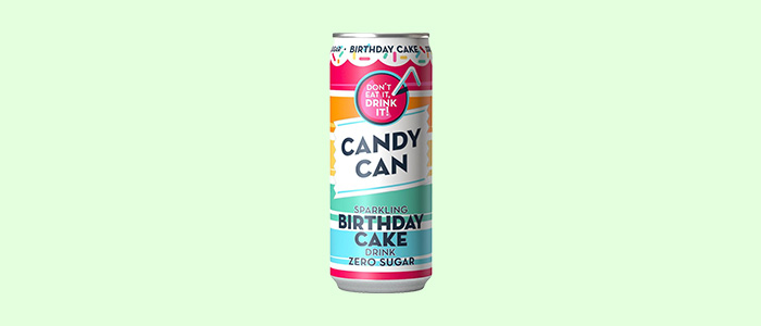 Birthday Cake Candy Can 